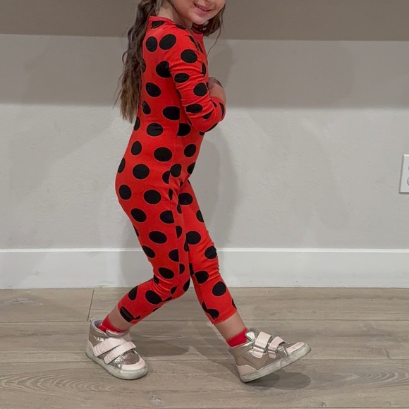 Miraculous Ladybug 4T Girls Cosplay Jumpsuit Gloves and Mask 3 Piece Costume Set - Picture 8 of 8